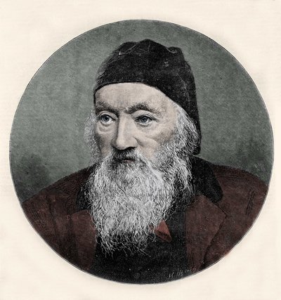 रिचर्ड ओवेन का पोर्ट्रेट (1810-1890), अंग्रेजी प्रकृतिवादी। द्वारा अज्ञात कलाकार