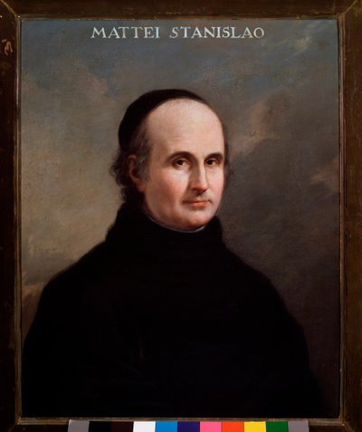 स्टैनिस्लाओ मटेई (1750-1825) का पोर्ट्रेट इतालवी संगीतकार बेनामी पेंटिंग। 18वीं सदी का बोलोग्ना, सिविक म्यूज़िकल म्यूज़ियम द्वारा अज्ञात कलाकार