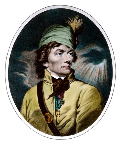 थडियस (टेड्यूज़) का पोर्ट्रेट कोसियसज़को (कोसियुस्को) (1746 - 1817) सामान्य और पोलिश हेरोस। 18 वीं शताब्दी की नक्काशी। निजि संग्रह। द्वारा अज्ञात कलाकार