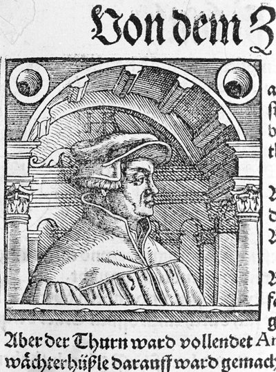 स्विस धार्मिक सुधारक, उलरिच ज़िंगली (1484 - 1531) का पोर्ट्रेट। द्वारा अज्ञात कलाकार