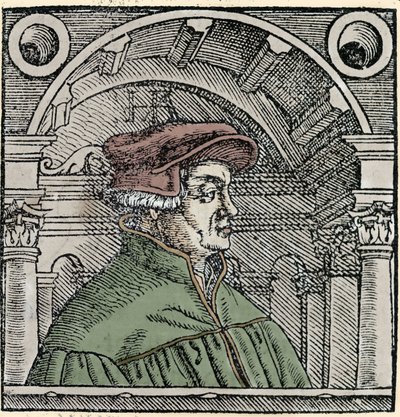 स्विस धार्मिक सुधारक, उलरिच ज़िंगली (1484 - 1531) का पोर्ट्रेट। द्वारा अज्ञात कलाकार