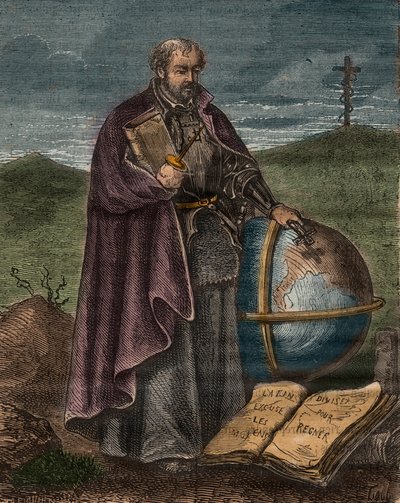 लोयोला के सेंट इग्नाटियस (1491-1556) (रंगीन उत्कीर्णन) - लोयोला के इग्नाटियस का पोर्ट्रेट (संत इग्नाजियो या सेंट इग्नाटियस द्वारा अज्ञात कलाकार