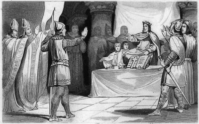 लुई 1 द पूस या डेबोनायर का उत्तराधिकार, 816: पश्चिम का सम्राट द्वारा अज्ञात कलाकार