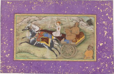 एक गाड़ी में सुल्तान सलीम द्वारा अज्ञात कलाकार