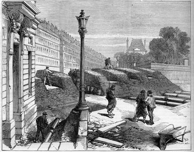 1871 में पेरिस कम्यून। रुए डे रिवोली और प्लेस डे ला कॉनकॉर्ड के कोने पर बैरिकेड डेस फेडरेस (कम्युनर्ड)। द्वारा अज्ञात कलाकार