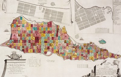 Eglandet सेंट का विश्वसनीय मानचित्र क्रोक्स उडी अमेरिका, कोपेनहेगन, 1754, 1754 द्वारा अज्ञात कलाकार