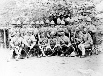 2 बटालियन, सीफोर्थ हाइलैंडर्स (रॉस-शायर बफ्स, द ड्यूक ऑफ अल्बानीज), ब्लैक माउंटेन एक्सपेडिशन द्वारा अज्ञात फोटोग्राफर