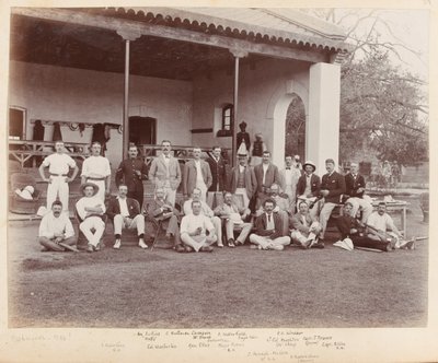 एक क्रिकेट मैच, पेशावर द्वारा अज्ञात फोटोग्राफर