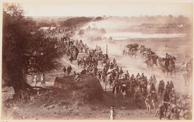 अभ्यास के दिल्ली शिविर के दौरान मार्च पर एक पर्वतीय बैटरी द्वारा अज्ञात फोटोग्राफर