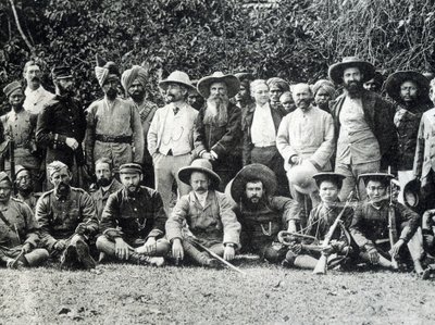 अगस्टे पावी (1847-1925), ब्रेटन एक्सप्लोरर और 1895 में अपर मेकांग के फ्रेंको-इंग्लिश मिशन। द्वारा अज्ञात फोटोग्राफर