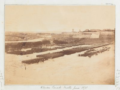 फ्लोरियन परेड, माल्टा, जून 1878 द्वारा अज्ञात फोटोग्राफर