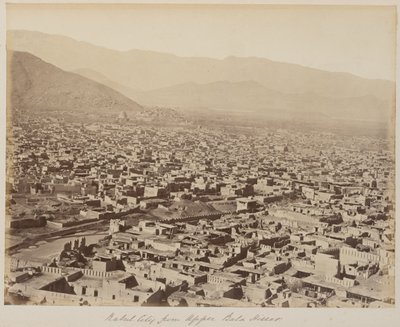 काबुल शहर, 1880 द्वारा अज्ञात