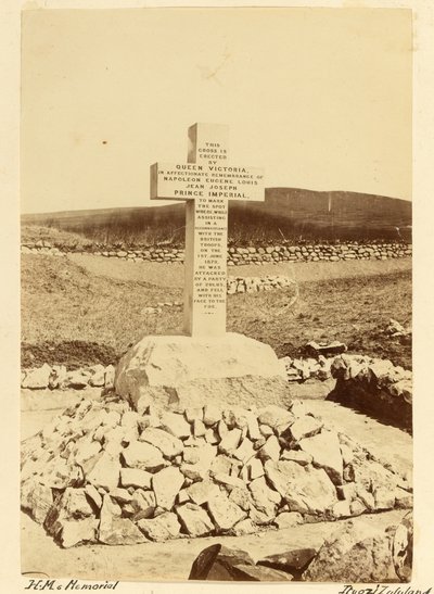 मेमोरियल टू द प्रिंस इंपीरियल, 1881 द्वारा अज्ञात फोटोग्राफर