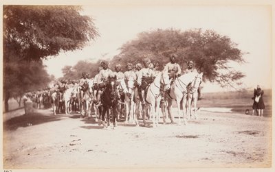 अभ्यास के दिल्ली कैंप में नाभा नेटिव कैवेलरी टुकड़ी द्वारा अज्ञात फोटोग्राफर