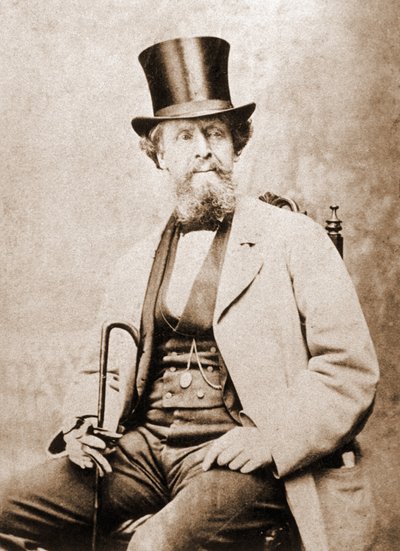 चार्ल्स डिकेंस का पोर्ट्रेट (1812-1870), 1855 के आसपास अंग्रेजी लेखक। द्वारा अज्ञात फोटोग्राफर