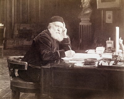 फ्रांसीसी संगीतकार चार्ल्स गुनोद (1818 - 1893) का पोर्ट्रेट द्वारा अज्ञात फोटोग्राफर