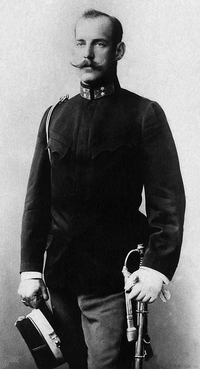 1913 से 1917 तक ग्रीस के राजा कॉन्स्टेंटाइन I (1868-1923) का पोर्ट्रेट। द्वारा अज्ञात फोटोग्राफर