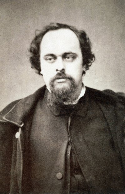 डांटे गेब्रियल रॉसेटी का पोर्ट्रेट (1828-1882) - लगभग 1860 द्वारा अज्ञात फोटोग्राफर