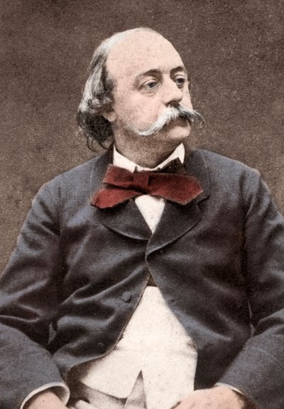 अंग्रेजी लेखक गुस्ताव फ्लेबर्ट का पोर्ट्रेट (1821-1880) द्वारा अज्ञात फोटोग्राफर