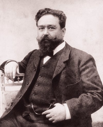 इसहाक अल्बेनिज़ का पोर्ट्रेट (1860-1909), स्पेनिश पियानोवादक और संगीतकार। फोटोग्राफी, 1886. फाउंडेशन अल्बेनिज़, मैड्रिड। द्वारा अज्ञात फोटोग्राफर