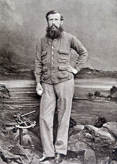स्पीके का पोर्ट्रेट, ब्रिटिश एक्सप्लोरर (1827 - 1864) द्वारा अज्ञात फोटोग्राफर