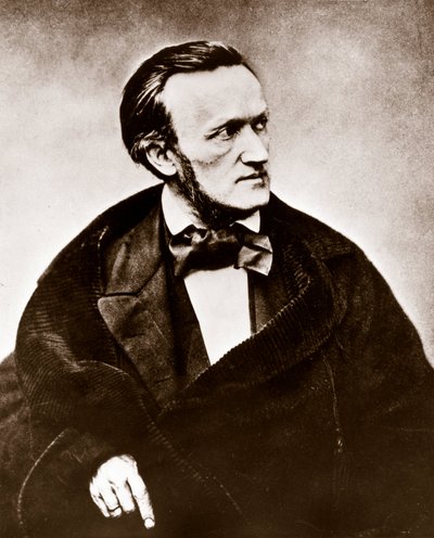 रिचर्ड वैगनर (1813-1883) जर्मन संगीतकार - फोटो पोर्ट्रेट द्वारा अज्ञात फोटोग्राफर