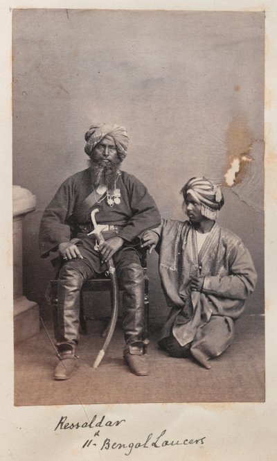 11वें बंगाल लांसर्स के रिसालदार द्वारा अज्ञात फोटोग्राफर