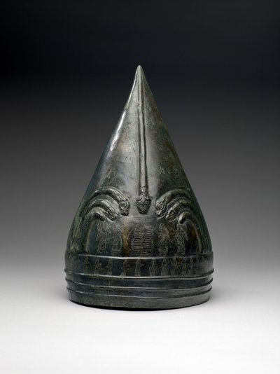 हेलमेट, 850-700 ईसा पूर्व (कांस्य) द्वारा Urartian