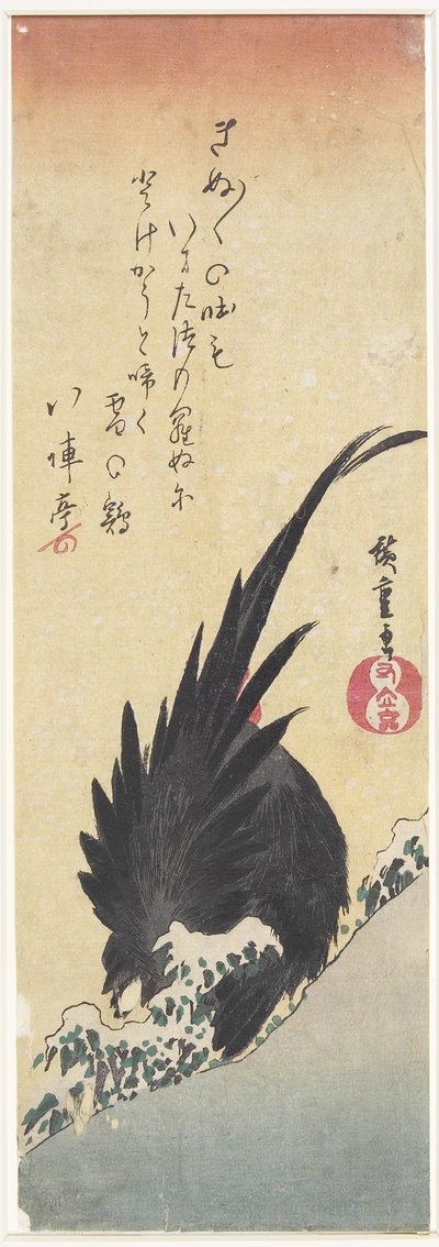 (मुर्गा), 19 वीं सदी की शुरुआत में द्वारा Utagawa Hiroshige