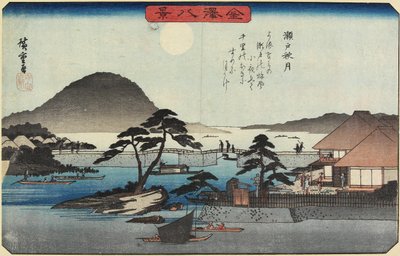 सेतो में शरद चंद्रमा, सी। 1835-1836 द्वारा Utagawa Hiroshige