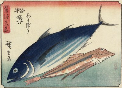 बोनिटो और गर्नार्ड, 1830-1844 द्वारा Utagawa Hiroshige