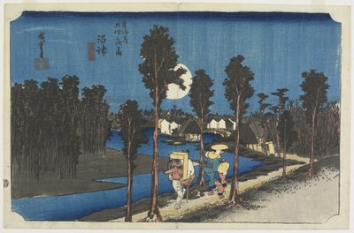 डस्क सीन, नुमाजू, सी। 1833 द्वारा Utagawa Hiroshige