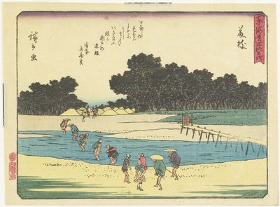 फूजीडा, 1837-1844 द्वारा Utagawa Hiroshige