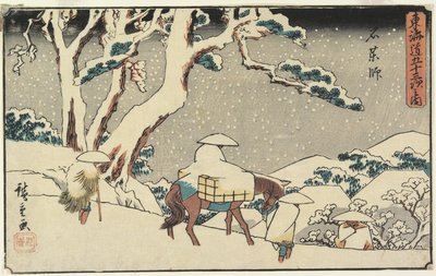 इशियाकुशी, 1841-42 (रंगीन वुडब्लॉक प्रिंट) द्वारा Utagawa Hiroshige