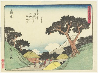 कानबारा, 1837-1844 द्वारा Utagawa Hiroshige