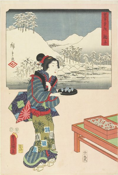 मारिको, दिसंबर 1854 द्वारा Utagawa Hiroshige