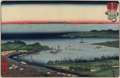 अगस्त 1858 में इचिगो प्रांत में निगाटा द्वारा Utagawa Hiroshige