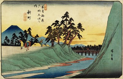 नंबर 12 शिनमची, 1830-1844 द्वारा Utagawa Hiroshige