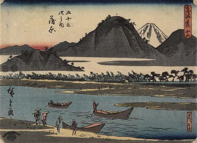क्रमांक 6 कंबरा, 1847-1852 द्वारा Utagawa Hiroshige