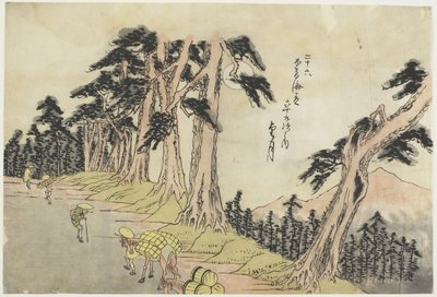 क्रमांक 6 मोचीज़ुकी, 1830-1844 द्वारा Utagawa Hiroshige