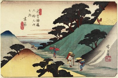 क्रमांक ४३ त्सुमागो, १-18३०-१ago४४ द्वारा Utagawa Hiroshige