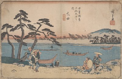 क्रमांक ५ No. -ता ’श्रृंखला से ok द सिक्सटिस ऑफ द किसोकेदॉ रोड’, c.1835 द्वारा Utagawa Hiroshige