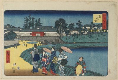 आउटर सकुराड़ा, अप्रैल 1854 द्वारा Utagawa Hiroshige