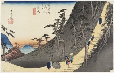 सियो माउंटेन पास, निसाका, सी। 1833 द्वारा Utagawa Hiroshige