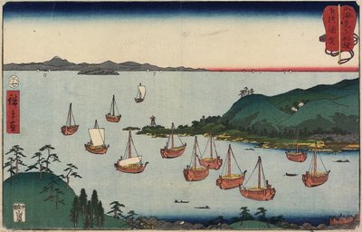सागरमी प्रांत में उरगा, जुलाई 1858 द्वारा Utagawa Hiroshige