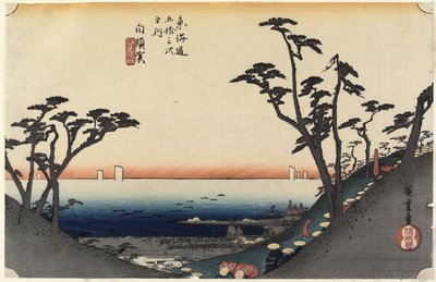 श्याओमी ढलान, शिरसुगा का दृश्य, 1833 द्वारा Utagawa Hiroshige