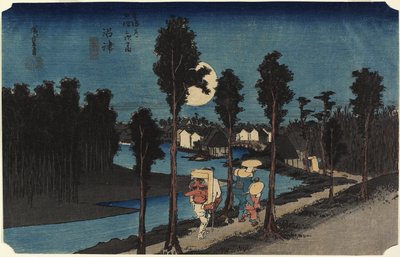 शीतकालीन दृश्य, मममस्तु, सी। 1833 द्वारा Utagawa Hiroshige