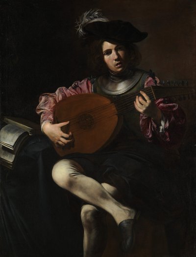 ल्यूट प्लेयर, सीए। 1625-1626। द्वारा Valentin de Boulogne