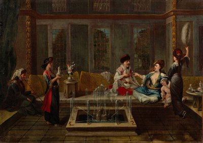 बातचीत, 1730s द्वारा Vanmour