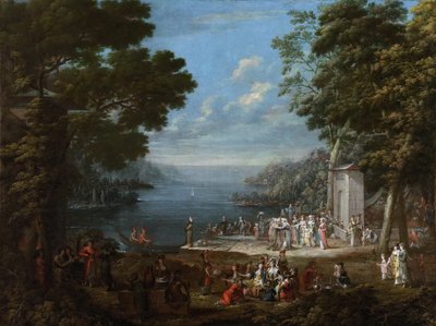 बोस्फोरस पर महिला महोत्सव, 1737 द्वारा Vanmour
